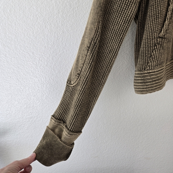 Free People Olive Bomber Jacket - Picture 5 of 16